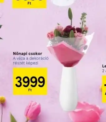 Tesco Nőnapi csokor ajánlat