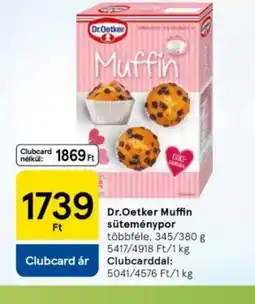 Tesco Dr. Oetker Muffin sütőpor ajánlat