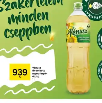 Tesco Vénusz finomított napraforg-olaj ajánlat