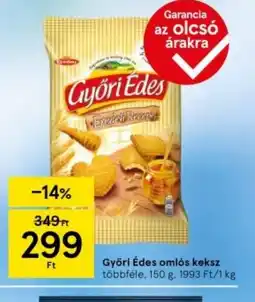 Tesco Győri Édes omls keksz ajánlat