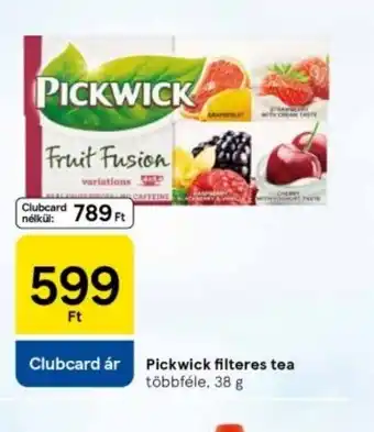 Tesco Pickwick filteres tea ajánlat