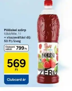 Tesco Pödike szörp ajánlat