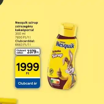 Tesco Nesquik szirup ajánlat