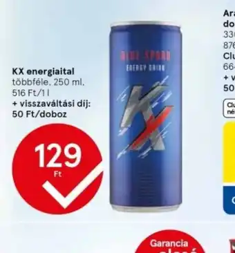 Tesco KX energiital ajánlat