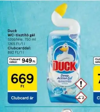 Tesco Duck WC-tisztít gél ajánlat