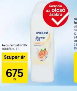 Tesco Avoure tusfürdő ajánlat