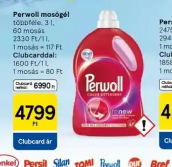 Tesco Perwoll mosgél ajánlat