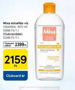 Tesco Mixa micellás víz ajánlat