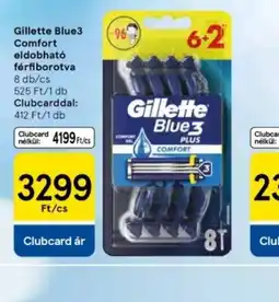 Tesco Gillette Blue3 Comfort eldobhat ajánlat