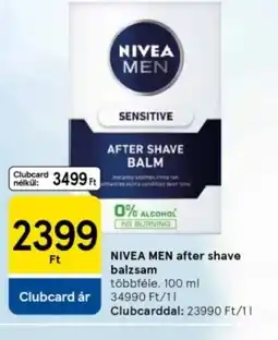 Tesco NIVEA MEN Sensitive After Shave Balm ajánlat