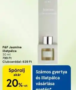 Tesco F&F Jasmine Illatpálca ajánlat