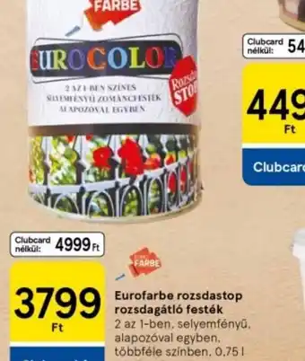 Tesco Eurofarbe rozsdastop rozsdagátl festék ajánlat