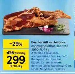 Tesco Forrón sült sertésporc ajánlat