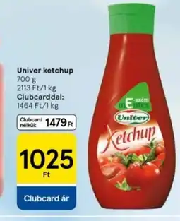 Tesco Univer ketchup ajánlat