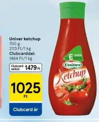 Tesco Univer ketchup ajánlat