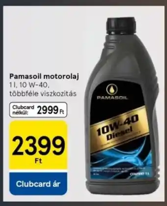 Tesco Pamasoil motorolaj ajánlat