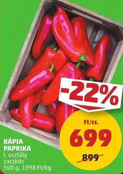 PENNY Kápia paprika ajánlat