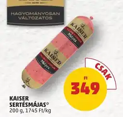 PENNY Kaiser sertésmájas ajánlat