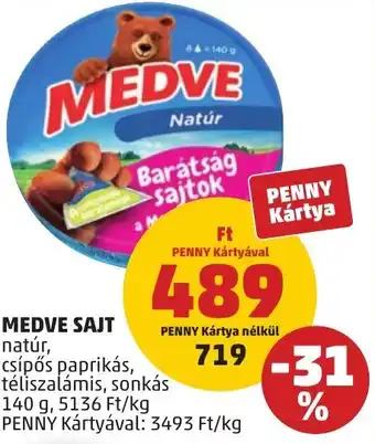 PENNY Medve sajt ajánlat