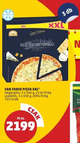 PENNY San Fabio pizza XXL ajánlat