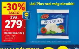 Lidl Lovilio Mozzarella ajánlat