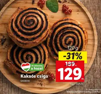 Lidl Kakas csiga ajánlat