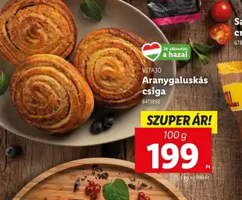 Lidl Aranyaluszkás csiga ajánlat