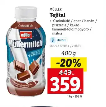 Lidl Müller Tejitál ajánlat