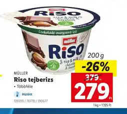 Lidl Müller Riso tejberizs ajánlat