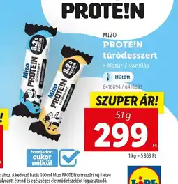 Lidl Mio Protein Túrdesszert ajánlat