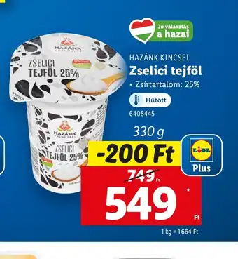 Lidl Zselici tejföl ajánlat