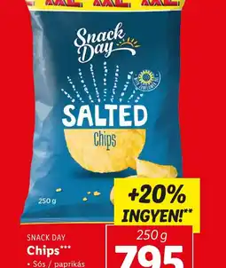 Lidl Snack Day Chips Salted ajánlat