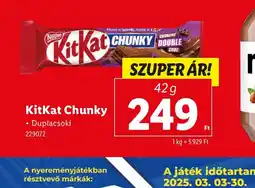 Lidl KitKat Chunky Duplacsoki ajánlat