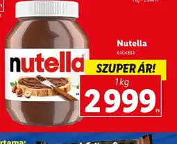 Lidl Nutella ajánlat