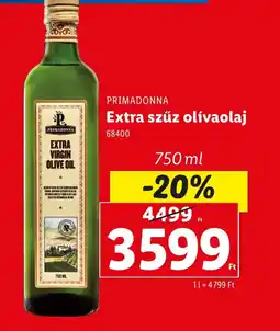 Lidl Premadonna Extra Szűz Olívaolaj ajánlat