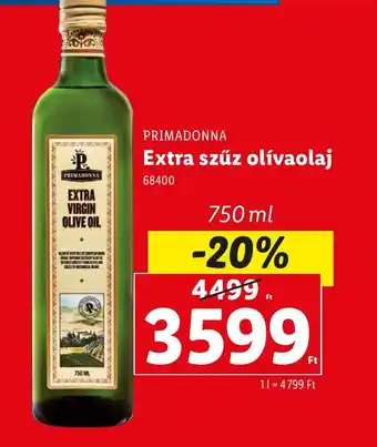 Lidl Premadonna Extra Szűz Olívaolaj ajánlat