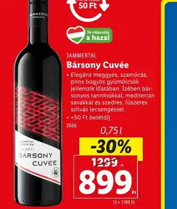 Lidl Jammertal Bársony Cuvée ajánlat