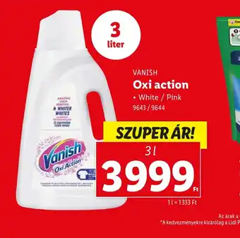 Lidl Vanish Oxi Action ajánlat