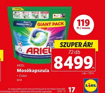 Lidl Ariel Moskapszula Color ajánlat