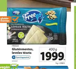 Lidl FreeGo Gluténmentes Leveles Tészta ajánlat