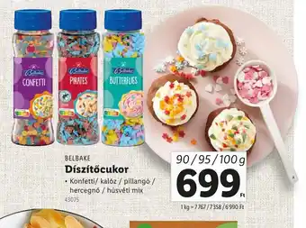 Lidl Belbake Díszítőcukor ajánlat