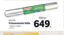 Lidl Mazzini Frissentart flia ajánlat