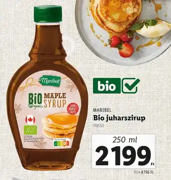 Lidl Maribel Bio Juharszirup ajánlat