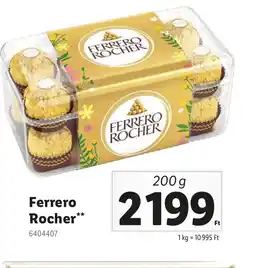 Lidl Ferrero Rocher ajánlat