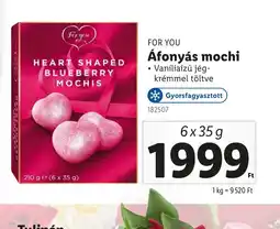 Lidl For You Áfonyás Mochi ajánlat