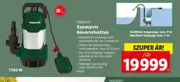 Lidl Parkside Szennyvíz búvárszivattyú ajánlat