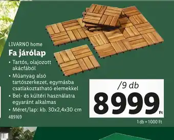 Lidl LJUVÄRNO home Fa járlap ajánlat