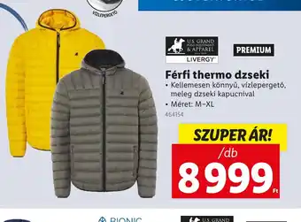 Lidl Livery Férfi thermo dzseki ajánlat