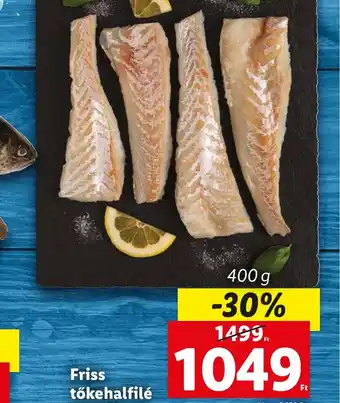 Lidl Friss tőkehalfilé ajánlat