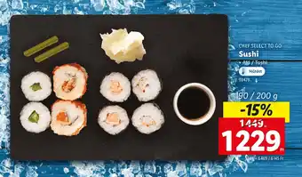 Lidl Chef Select To Go Sushi ajánlat